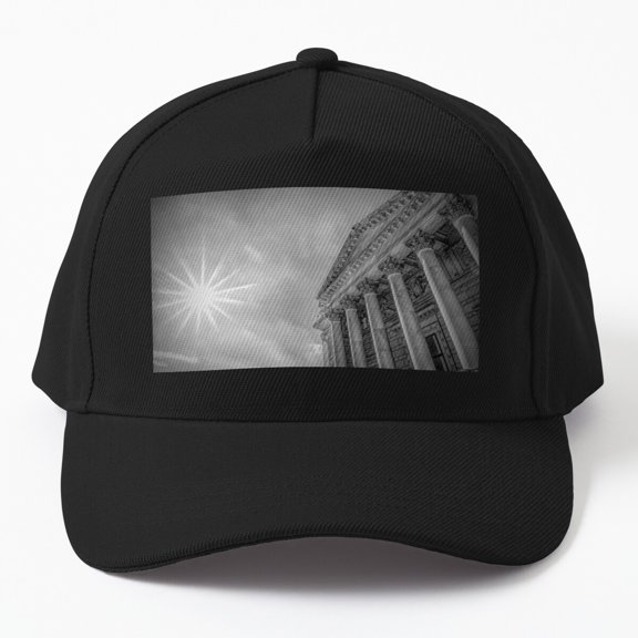 Tomb of the Unknown Soldier Arlington 2 BW Baseball Cap, Memorial Graphic Hat Style