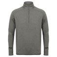 thumbnail image 1 of Tombo Mens Long Sleeve Zip Neck Performance Top, 1 of 4