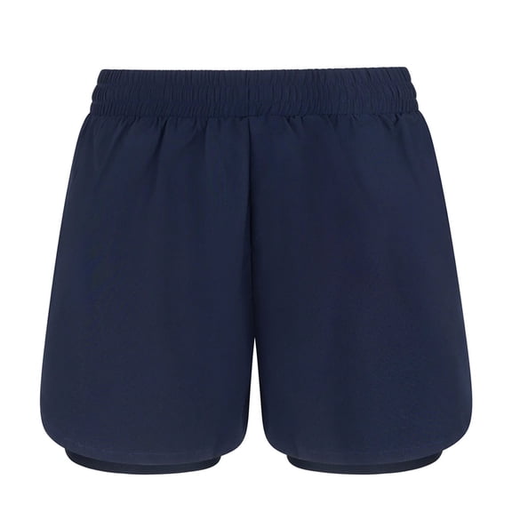 Tombo Womens Double Layer Sports Shorts