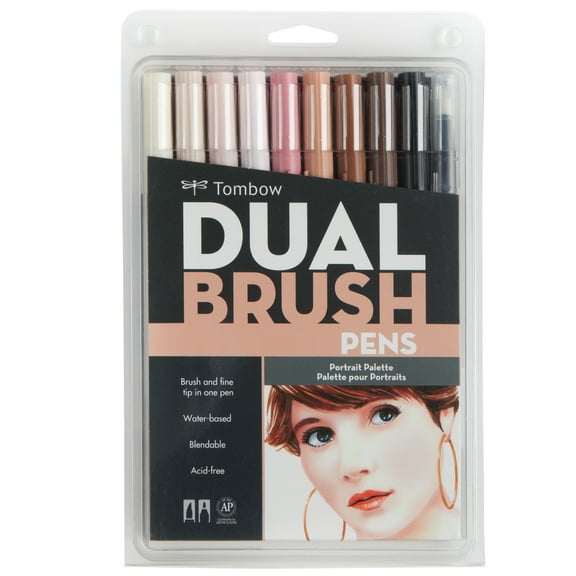Tombow Dual Brush Pens: Portrait Color Set