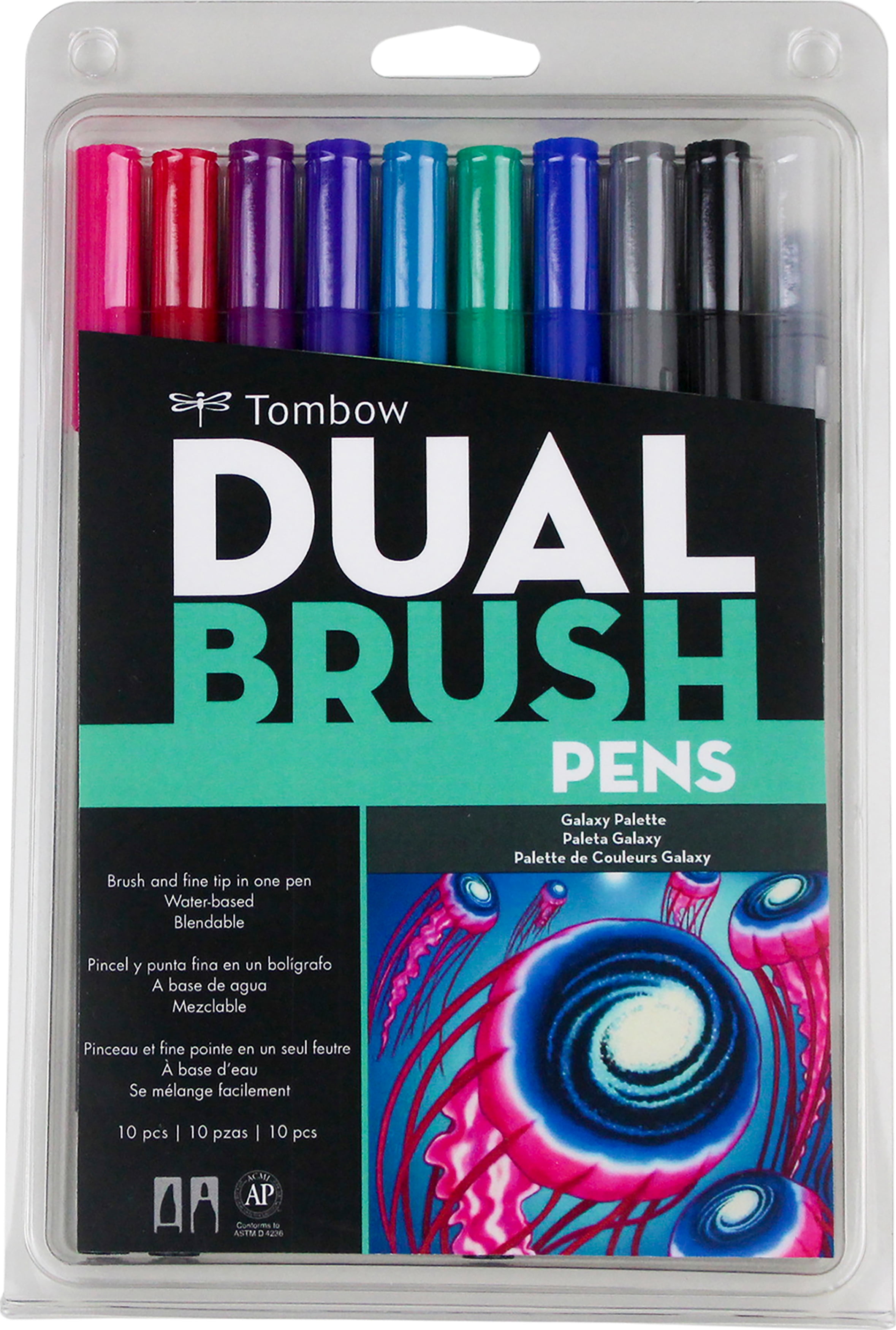 Tombow Dual Brush Markers 10/Pkg-Galaxy