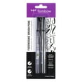 thumbnail image 1 of Tombow 62038 Fudenosuke Brush Pens, Hard and Soft Tip Brush Pens, Black, 2 Pack, 1 of 10