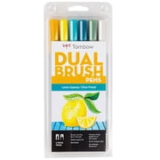 Tombow Dual Brush Pens - Set of 6, Lemon Squeezy