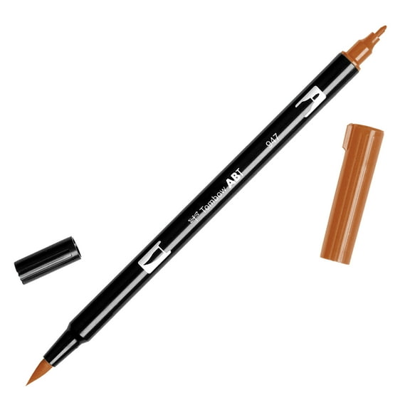 Tombow Dual Brush-Pen, Burnt Sienna #947