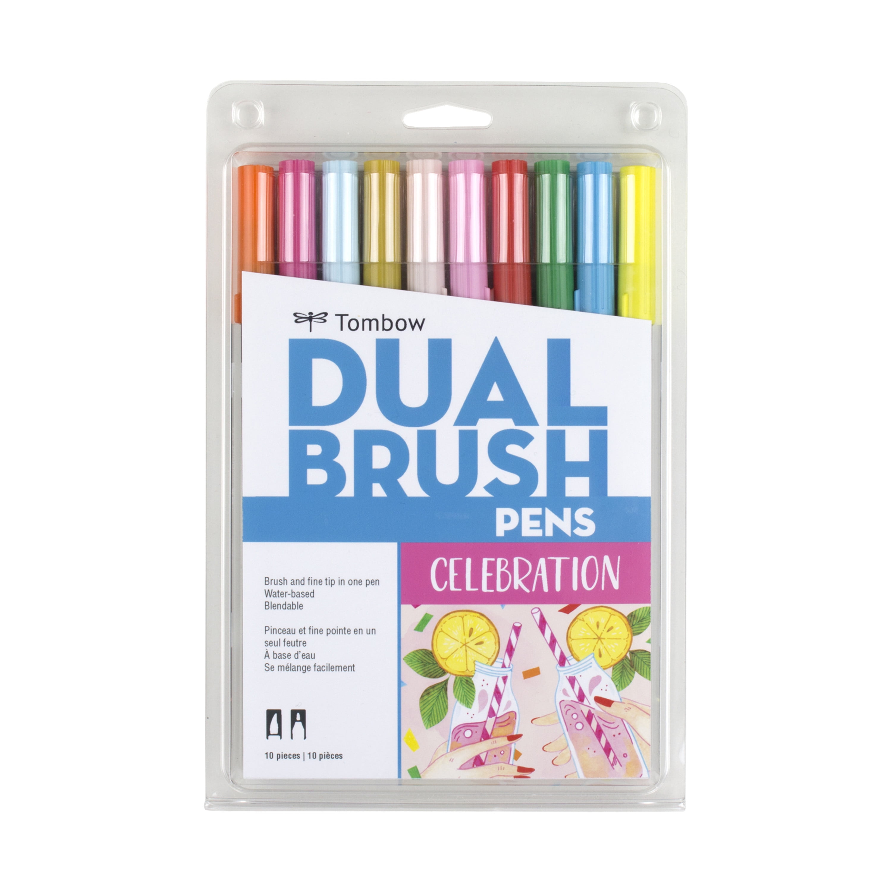 Tombow Dual Brush Pen Set 10-Pack - Retro