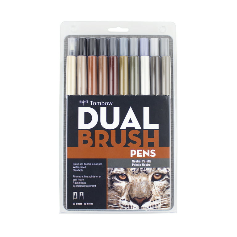 10/15/20/30pcs Colour Metallic Pens Brush & Bullet Tip