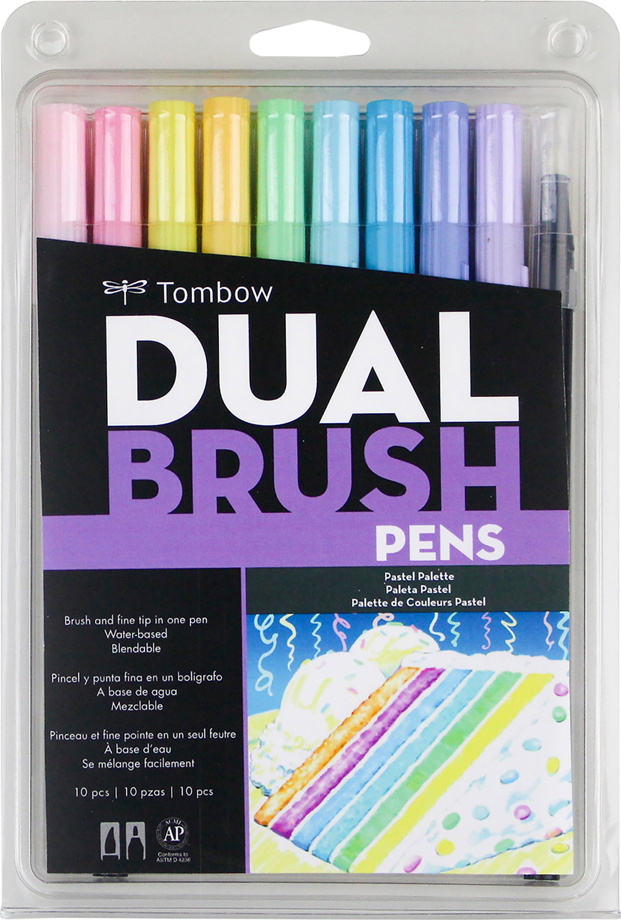 Tombow Dual Brush Pens: Pastel Color Set