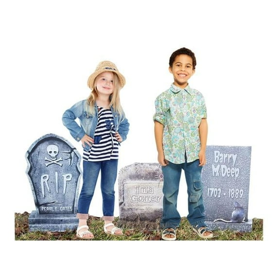 Tombstone Cardboard Standup - Pack of 3
