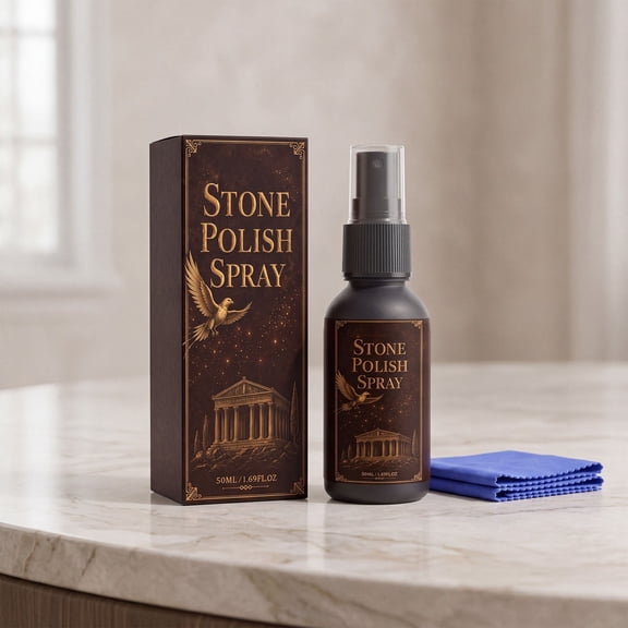 Tombstone Cleaning Spray, Headstone Polish And Memorial Stone Cleaner With Stain Removal Surface Brightening And Gentle Care, For Granite Marble Monuments Cemetery Markers And Graves