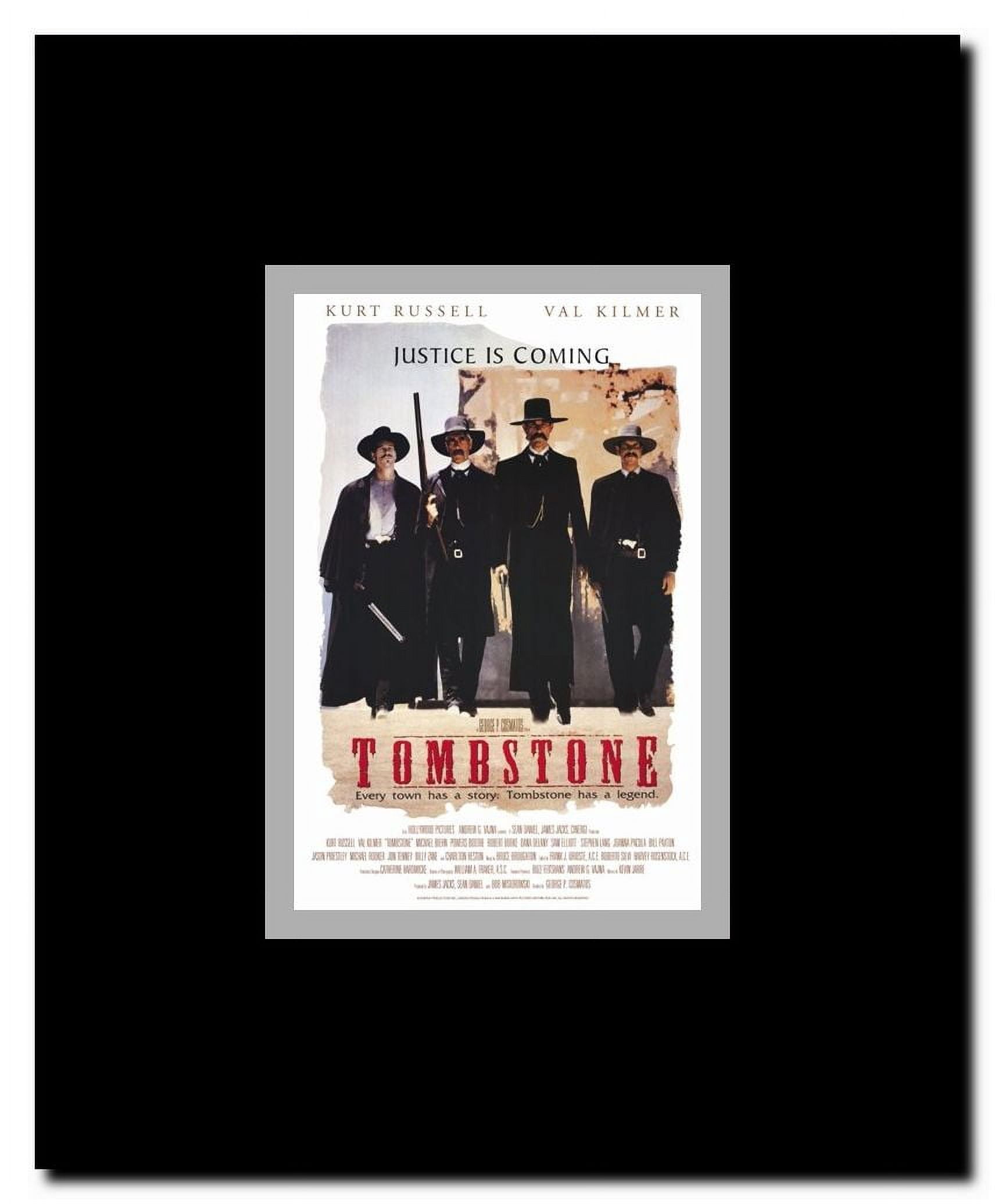 Tombstone Framed Movie Poster