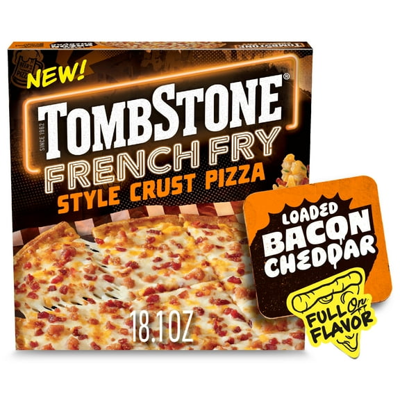 Tombstone Loaded Bacon Cheddar Cheese, French Fry Style Crust, 18.1 oz (Frozen)