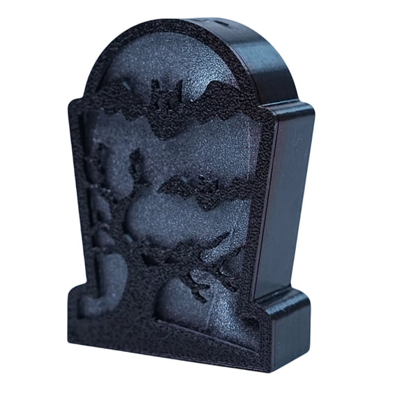 Tombstone Light Led Halloween Decor, Light Up Figurine 2 X 2 Inch, Hanging Ornament for Indoor Outdoor Yard Home Party