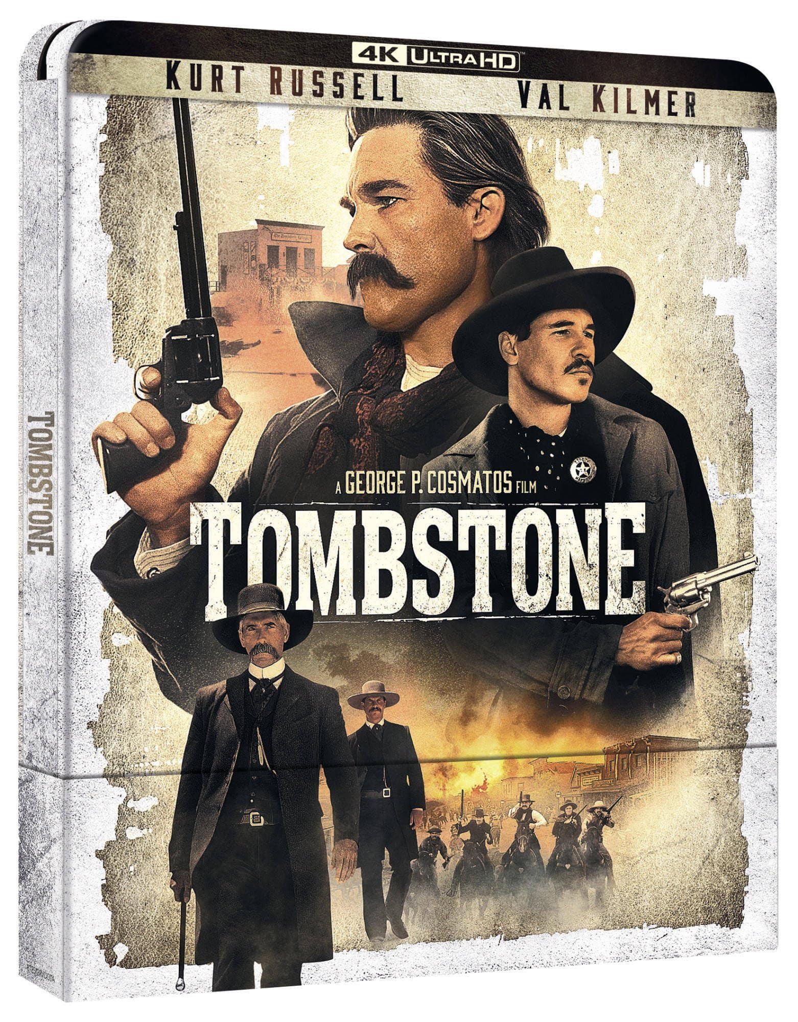 Tombstone Limited Edition Steelbook (4K Ultra HD) Bill Paxton Billy Zane Charlton Heston