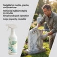 thumbnail image 1 of Tombstone Monument Cleaning Spray 500ml, Powerful Dirt Moss Stain Remover for Granite Marble, Easy Restoration Protector for Memorial Stones Graves, Safe Gentle No Damage Formula, 1 of 9
