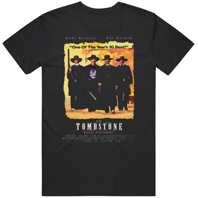 Tombstone Movie Poster Movie Western Fan T Shirt - Walmart.com