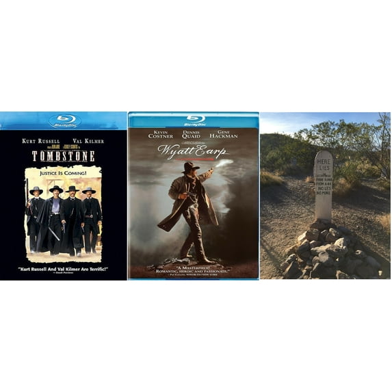 Tombstone & Wyatt Earp Blu Ray Double Feature Includes Movie Art Card