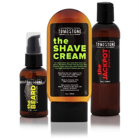Tombstone for Men TMB-SET-8 The Premium Beard Care Set - The Beard, The Jackpot, & The Shave Cream