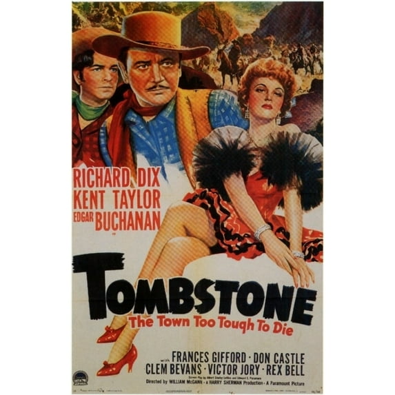 Tombstone the Town Too Tough to Die Movie Poster (11 x 17) - Item # MOVGD8997