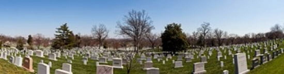 Tombstones in a cemetery Arlington National Cemetery Arlington Virginia USA Canvas Art - Panoramic Images (40 x 10)