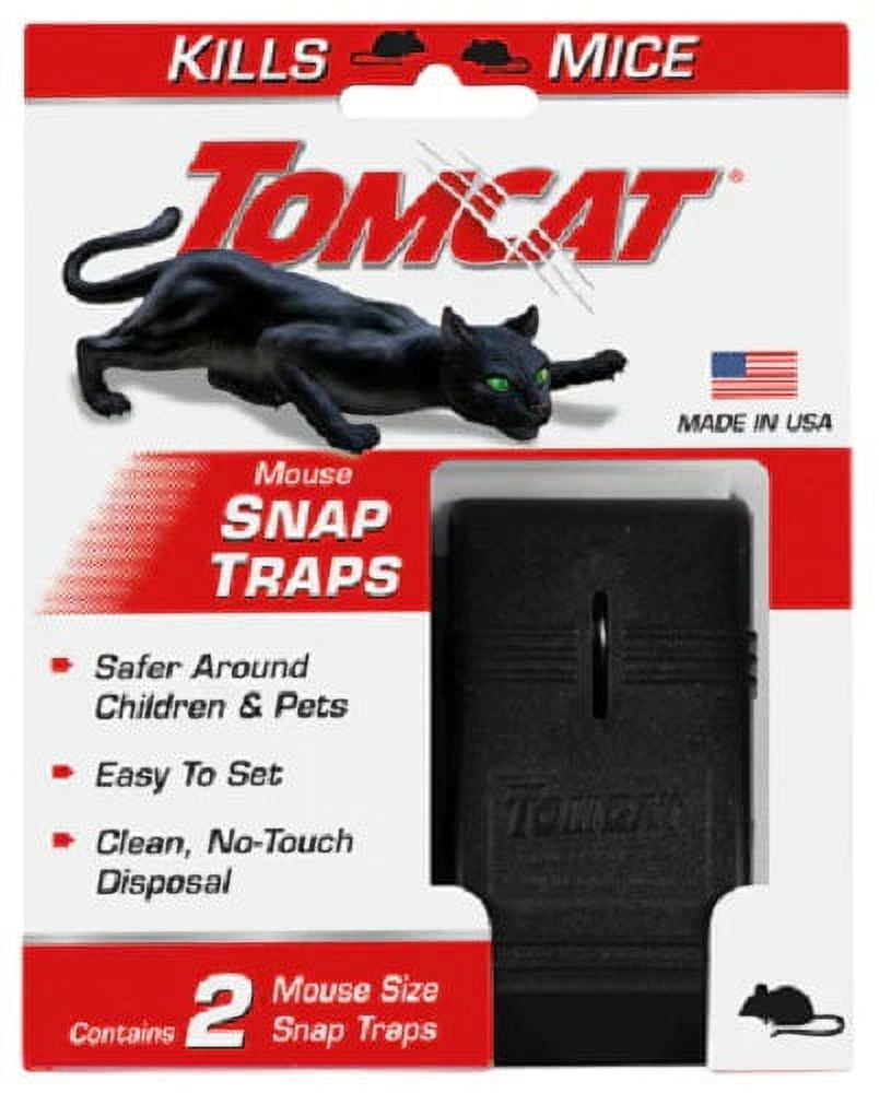 Tomcat 0361510 2-Pack Mouse Mice Snap Trap - Quantity of 36