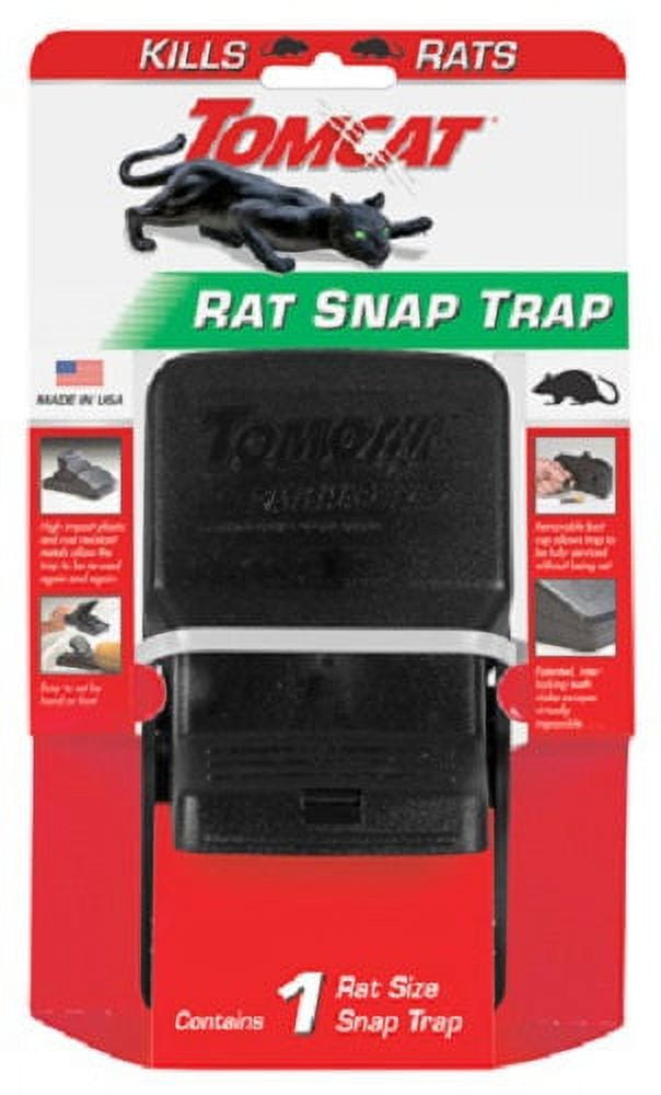 Tomcat 0361710 Reusable Rat Snap Trap - Quantity of 16
