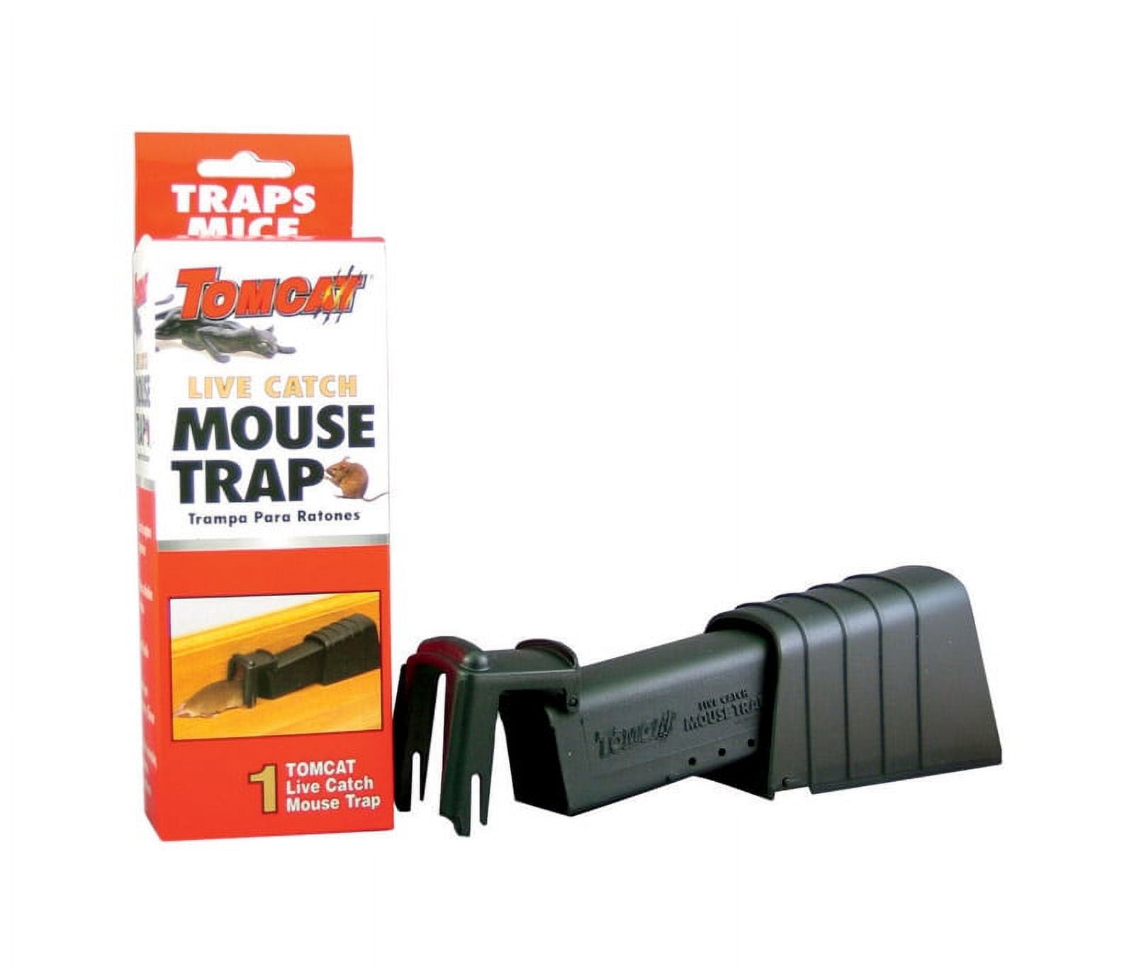 TomCat Live Catch Mouse Trap Plastic