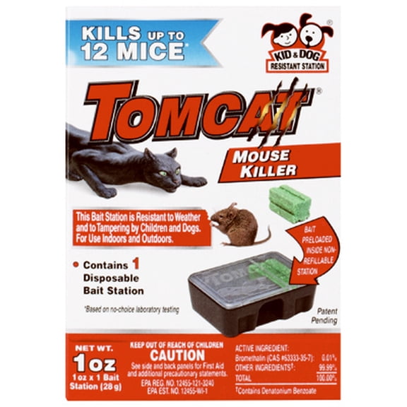 Tomcat 22310 Disposable Mouse Sealed Bait Station
