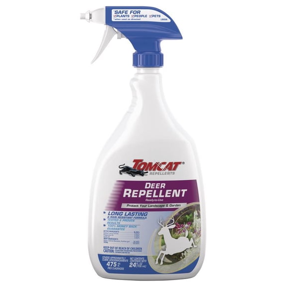 Tomcat Deer & Rabbit Repellent Spray - Ready-to-Use - 24 oz