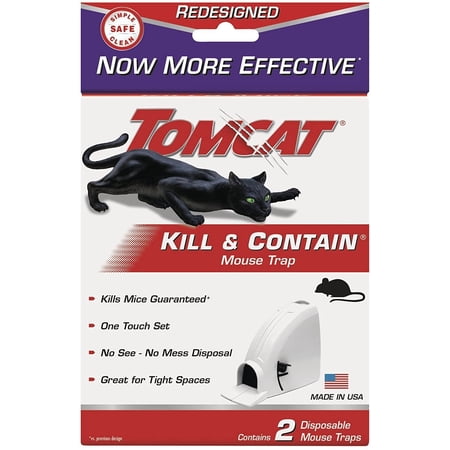 Tomcat Kill and Contain Mouse Trap, 2-Pack2Pack 4 Traps total