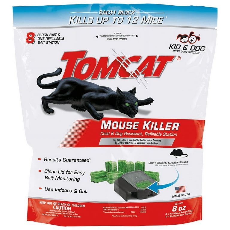 Motomco, Tomcat, Mouse Killer I, Bait Station - Augusta