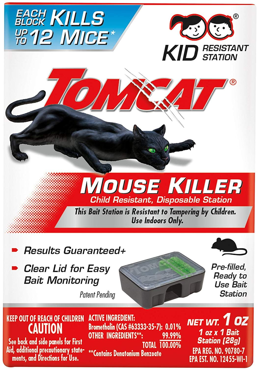 Lot of 4 Tomcat Mouse Rat Mice Attractant Bait Lure Gel Ready to Use