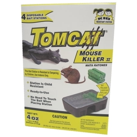 TOMCAT MOUSE KILLER II DISPOSABLE BAIT STATIONS