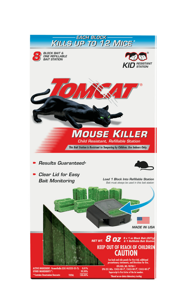 Tomcat 0371210 Tier 3 Refillable Mouse Bait Station