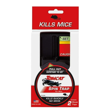 Tomcat Mouse Spin Trap 1 Case of 16 Traps