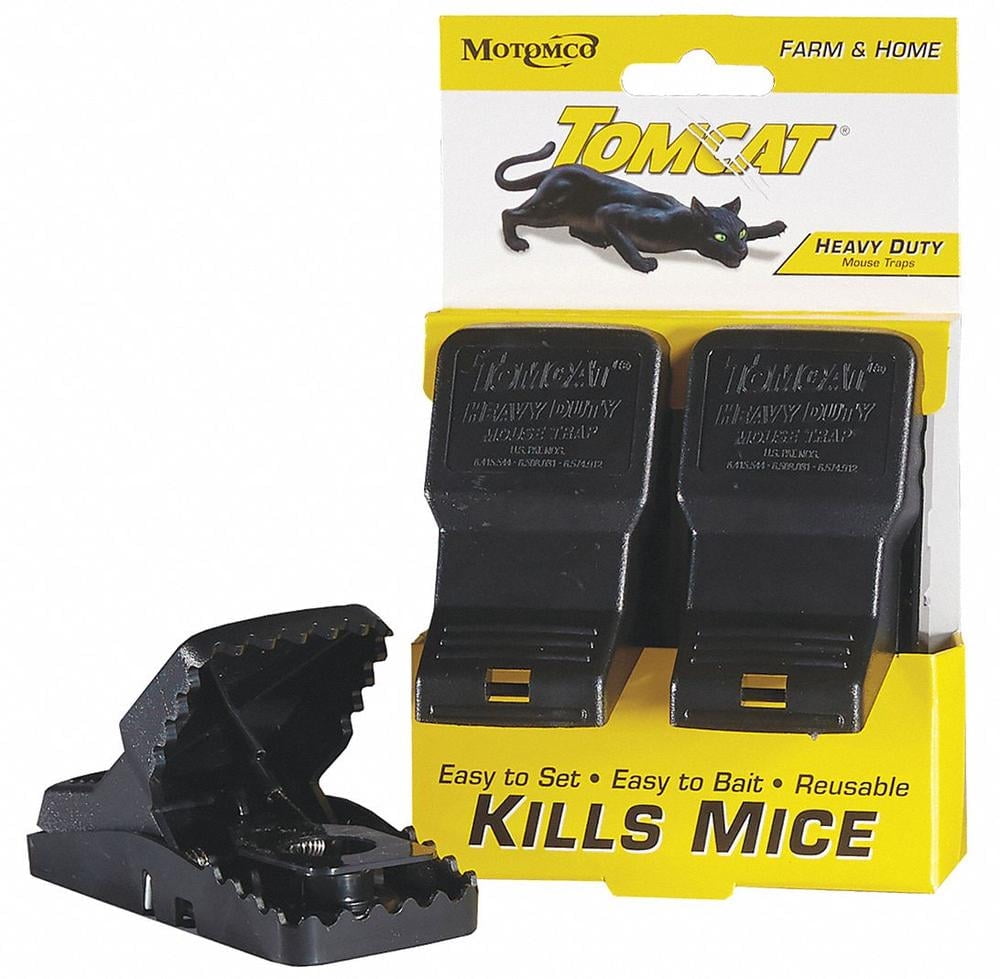 Tomcat Mouse Trap, 2-1/2 In. L, 5 In. W, PK2 - 33536