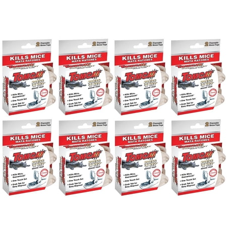 Tomcat Press 'N Set Mouse Trap, 8 Pack
