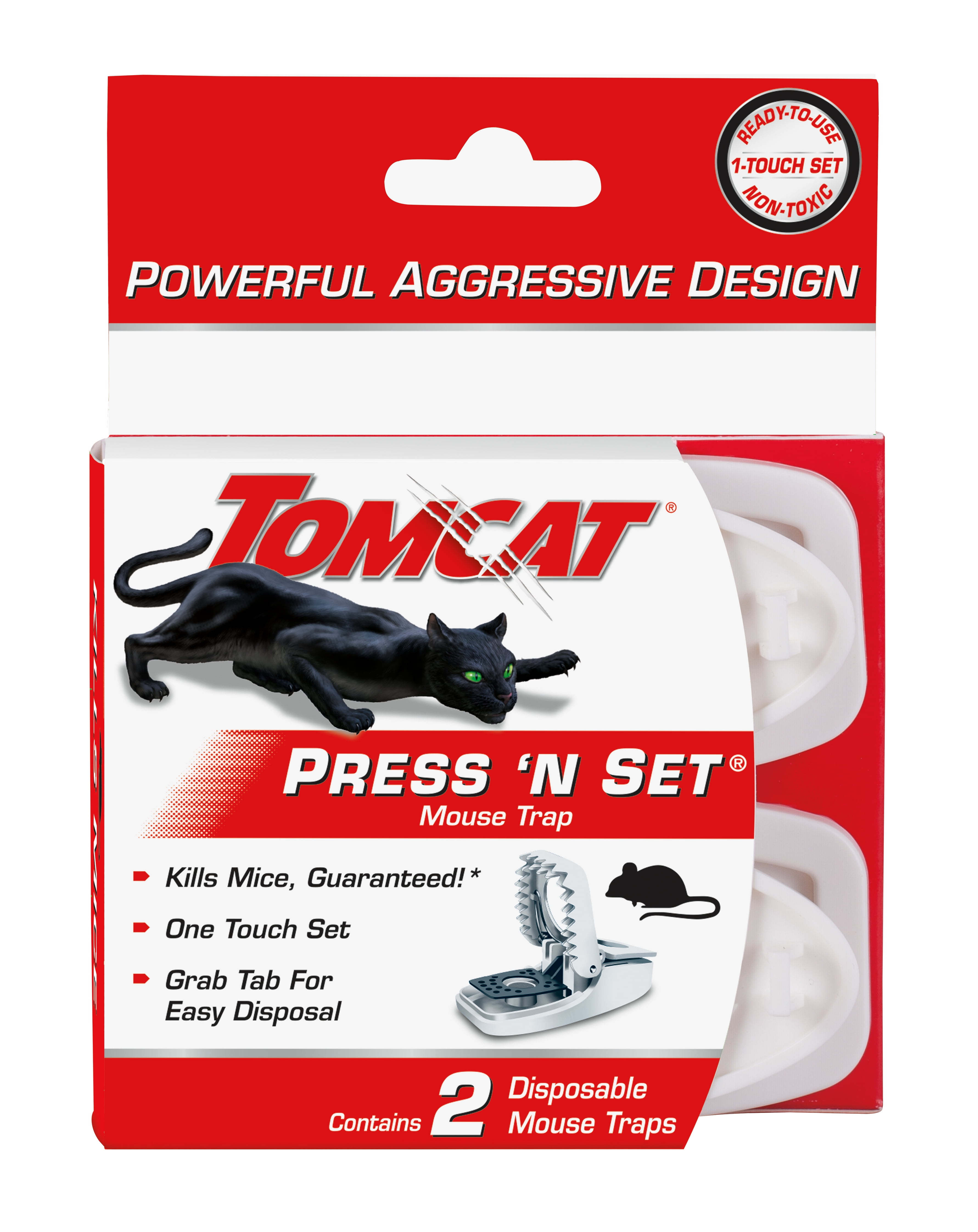 TOMCAT Kill & Contain Mechanical Mouse Traps (2-Pack)