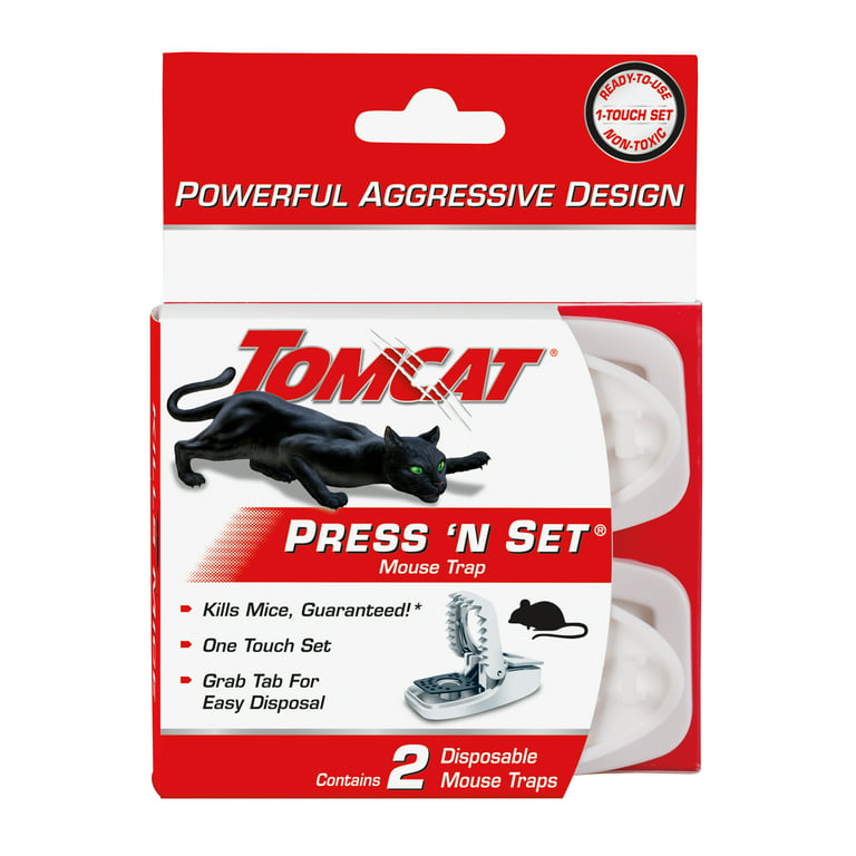 TOMCAT Kill & Contain Mechanical Mouse Traps (2-Pack)