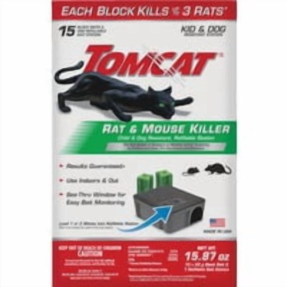 Scotts Tomcat Tomcat Rat Killer II Refillable Rat Bait Station
