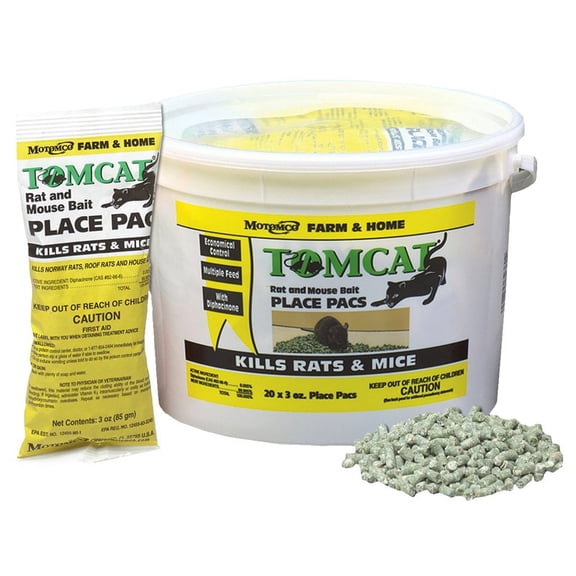 Tomcat Rat and Mouse Bait Place Pacs
