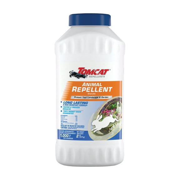 Tomcat Animal Repellent Granules Shaker Top - Garden Animal Repellent Granule - 2 lbs