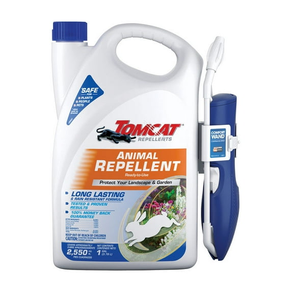 Tomcat Repellents Animal Repellent Ready-to-Use with Comfort Wand, 1 gal.