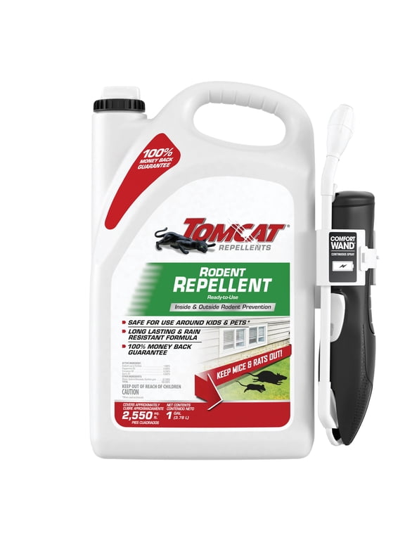 Repellents, Rodent Repellent Ready-to-Use - Mouse and Rat Prevention, 1 gal.