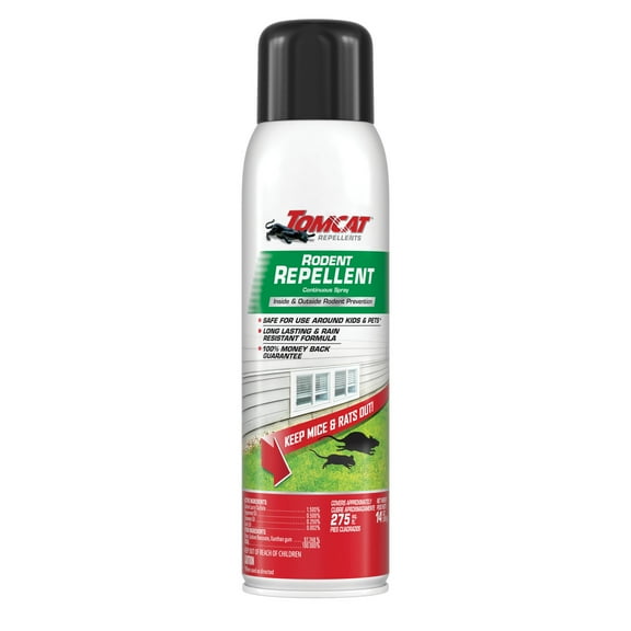 Tomcat Rodent Repellent Spray for Mouse and Rat Prevention, 14 oz.