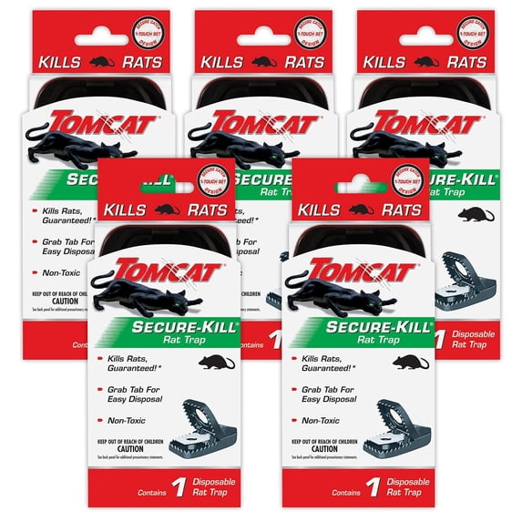 Tomcat Secure-Kill Rat Trap — Residential Use, Standard Application