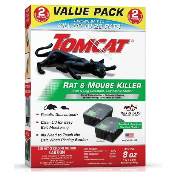Tomcat Tomcat 4388404 4 Ounce Rat/Mouse Bait 2 Pack