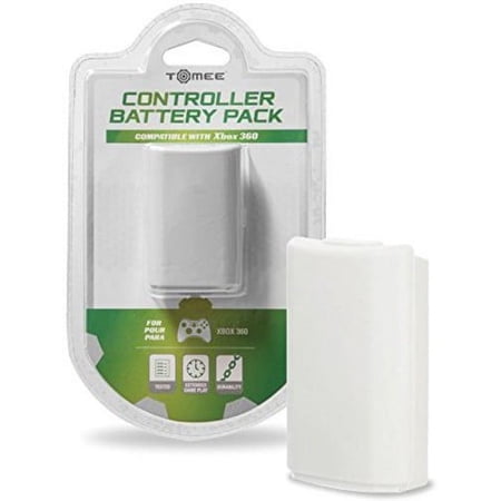 Tomee Controller Battery Pack - White for Microsoft Xbox 360