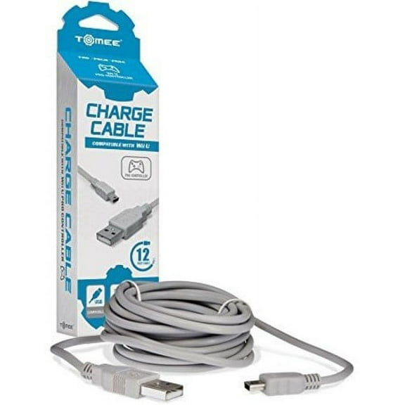 Tomee Pro Controller Charge Cable for Nintendo Wii and WiiU