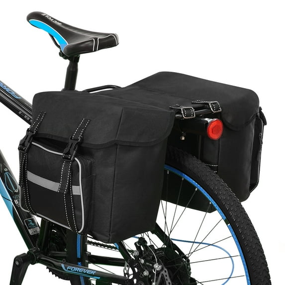 Tomfoto Bike Back Pannier Rear Seat Bag Cycling Rack Grocery Pannier Road Bike Storage Bag