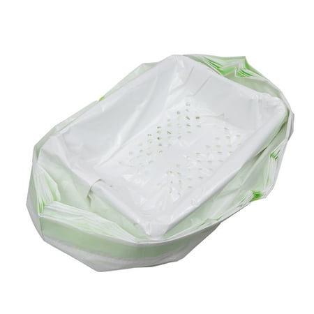 Tomfoto Cat Litter Filter Bag Drawstring Litter Sifting Liners Kitty Waste Litter Box Liners
